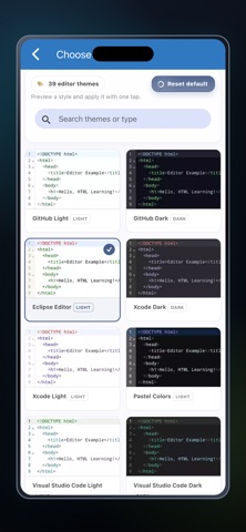 HTML Editor: Code & Preview Screenshot 8 of 10