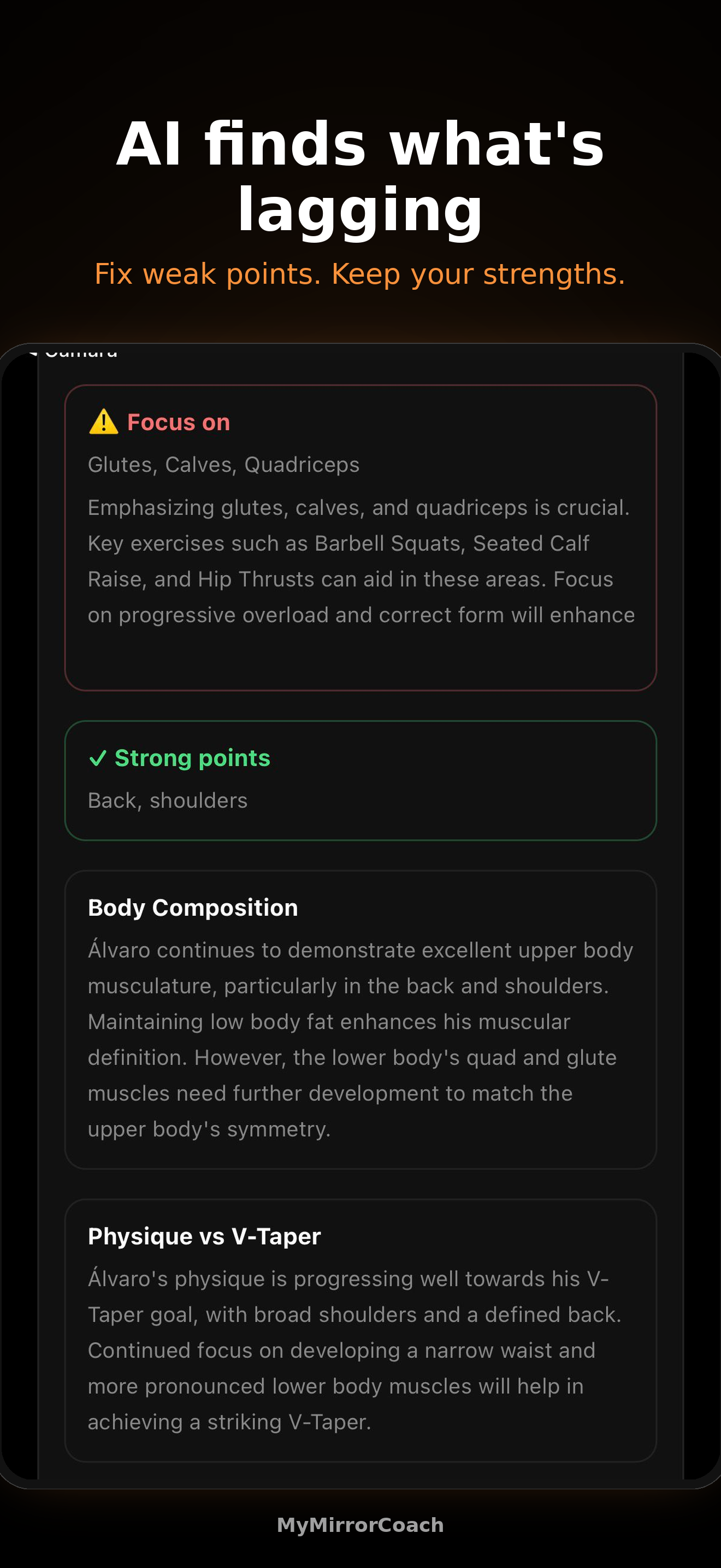 MyMirrorCoach screenshot 8
