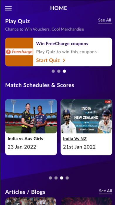 CricAcer Screenshot 1 - AppWisp.com