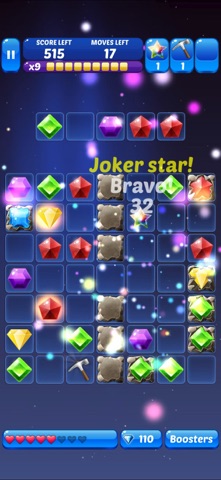 Jewel Galaxy: Gem Match Puzzle iPhone screenshot