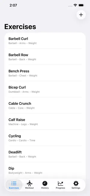 OWT - Offline Workout Tracker screenshot 3