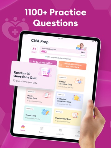 CNA Practice Exam Prep | 2026 iPad screenshot