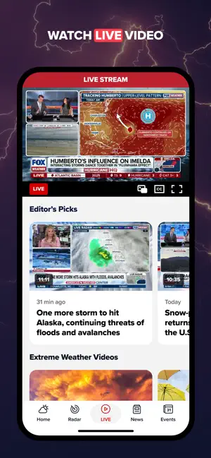 FOX Weather: Daily Forecasts iPhone screenshot 4