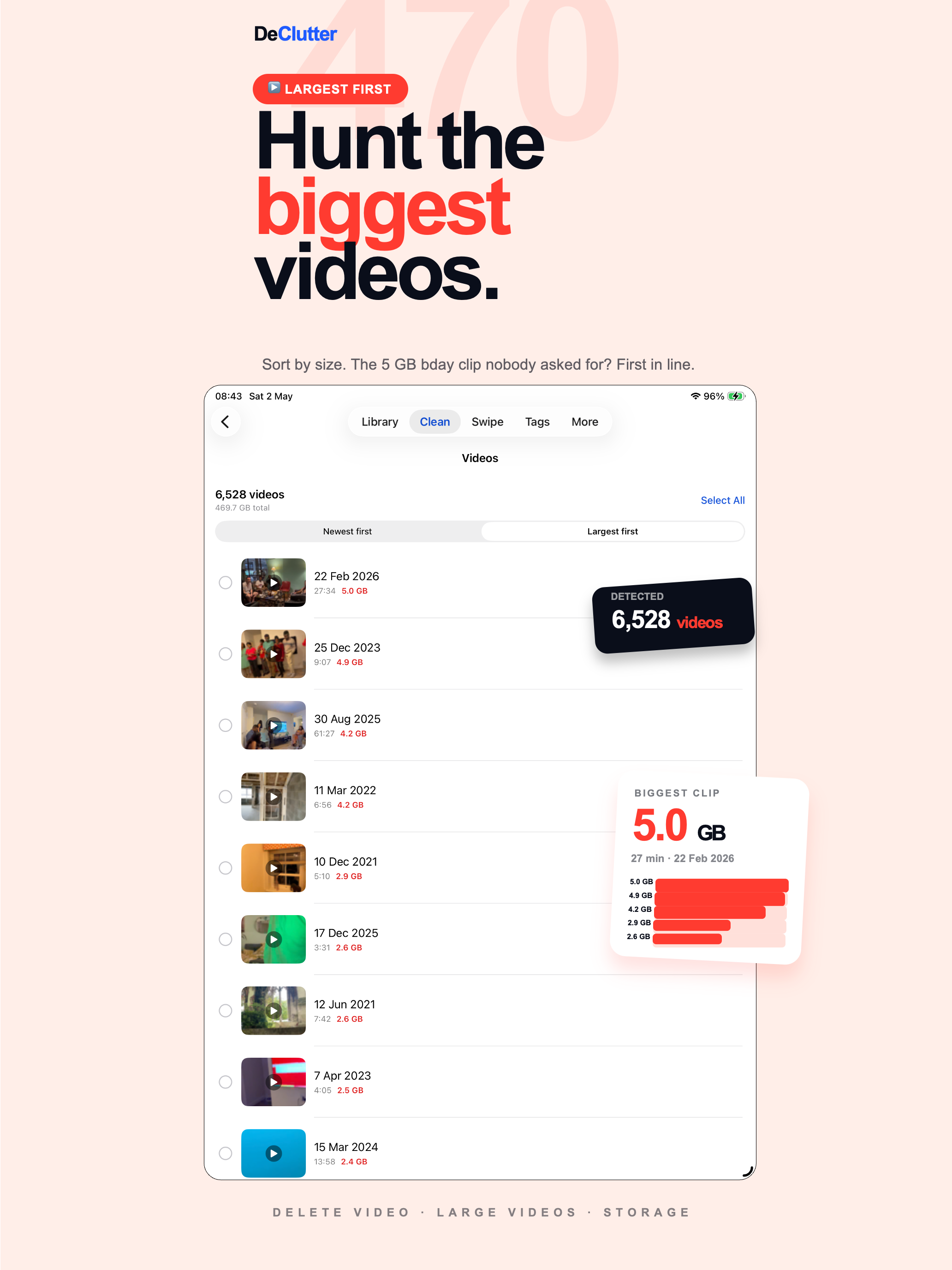 DeClutter - Photo Delete Swipe screenshot 12