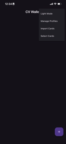 CV Wallet screenshot
