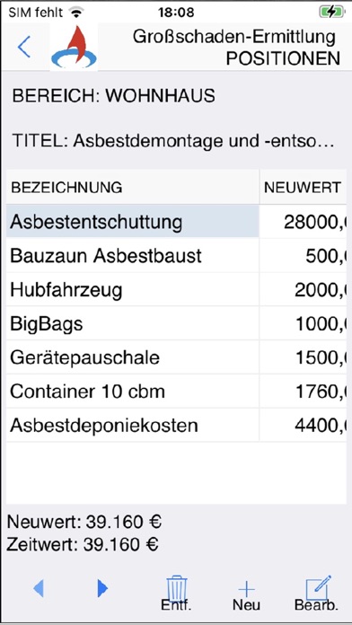 Schaden Gutachter App Screenshot