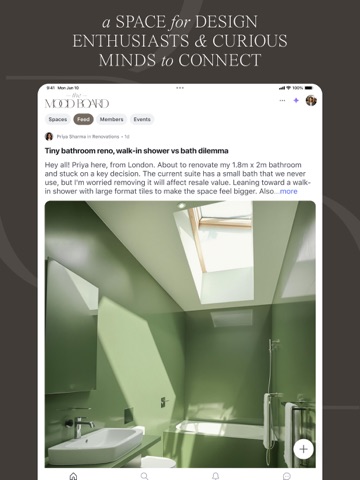 The Mood Board iPad screenshot