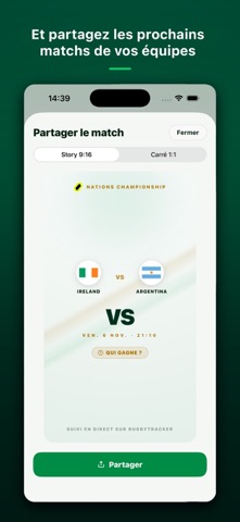 Rugby Tracker screenshot