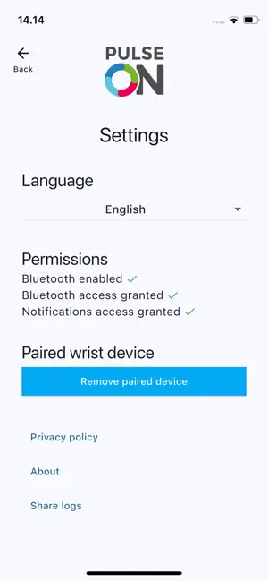 PulseOn Connect screenshot 2