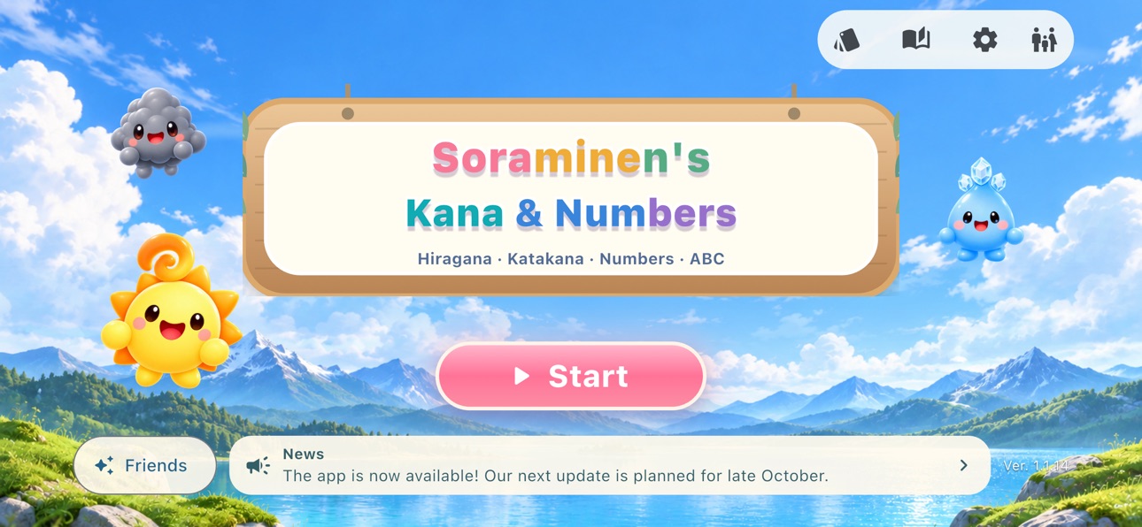 Screenshot 1 of Soraminen: Japanese & Numbers
