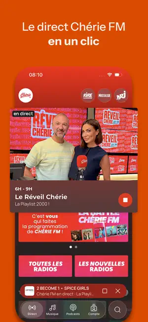 Chérie FM : Radios & Podcasts screenshot 2