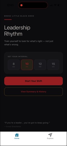 Leadership Rhythm screenshot