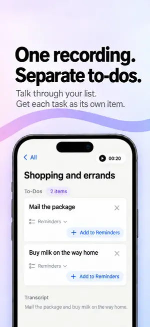 Voice to Action - AI Recorder screenshot 2