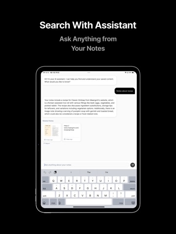 SnackBack: AI Link Organizer iPad screenshot