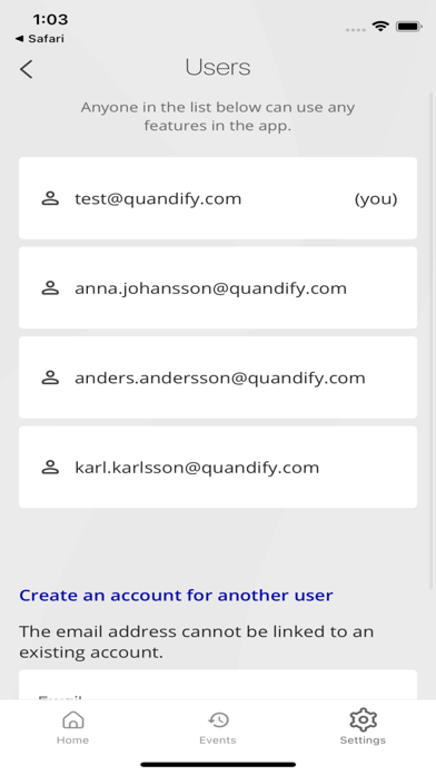 Quandify Screenshot