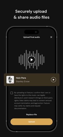 Feeture: Artist & Music Collab screenshot