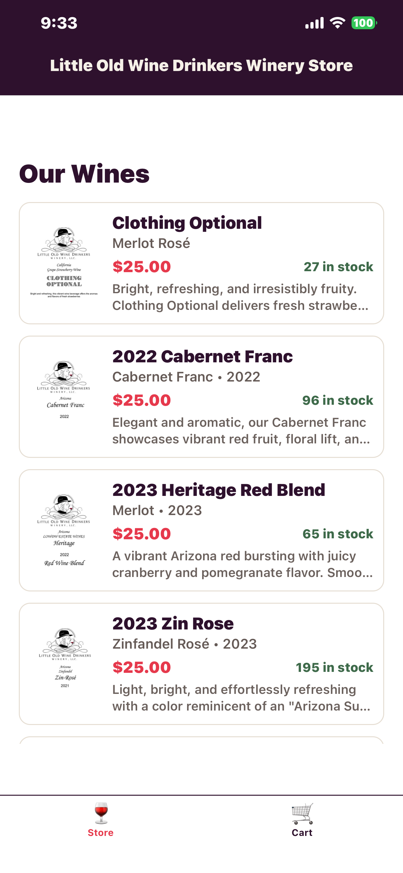 Little Old Wine Drinkers App screenshot 3