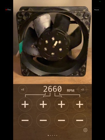 Video tachometer for business iPad screenshot