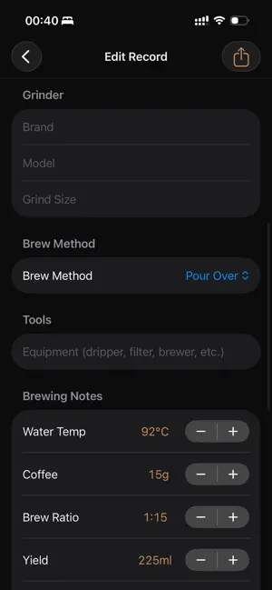 BrewJournal screenshot 4