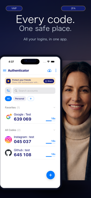 VMP Authenticator App Screenshot 1 of 6