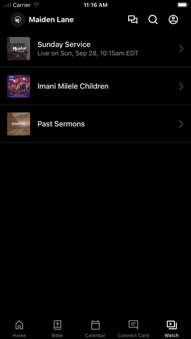 Maiden Lane Church iPhone screenshot 4 - Lifestyle app