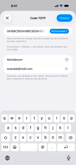 TOTP Authenticator iPhone screenshot 5