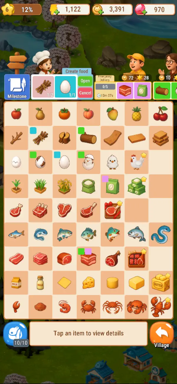 #3. Merge Cooktopia (iOS) Av: DaVinciNote Co., Ltd.