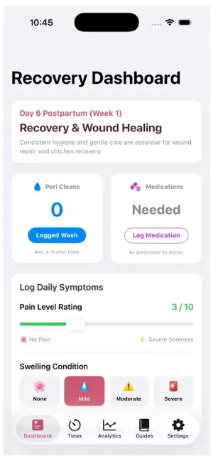 PeriCare Tracker screenshot 4