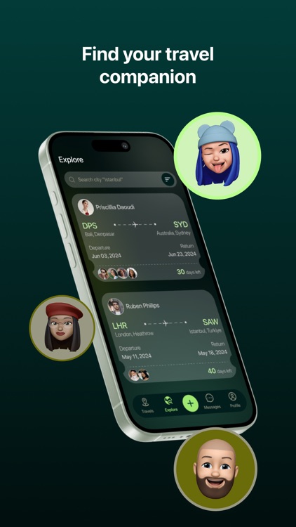 Rihle - Find travel companion