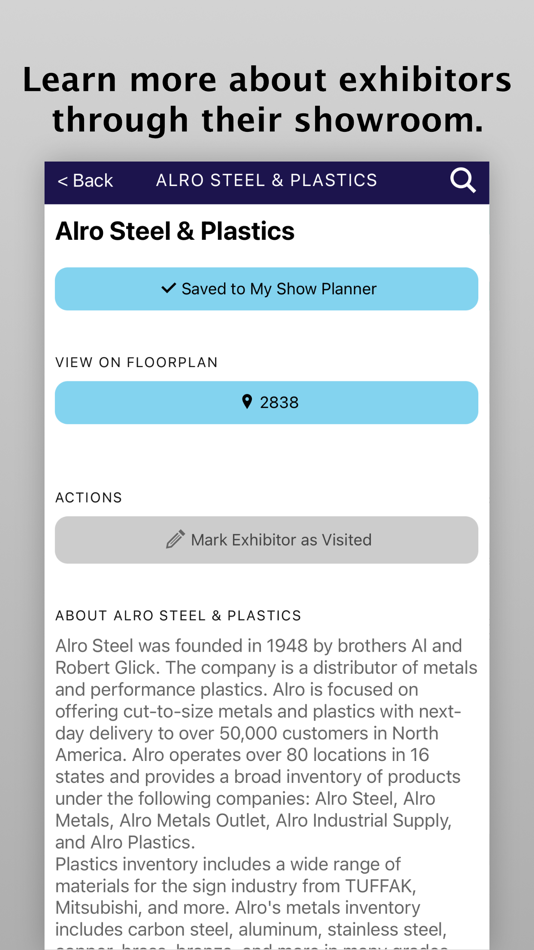 #3. ISA International Sign Expo (iOS) By: Map Your Show