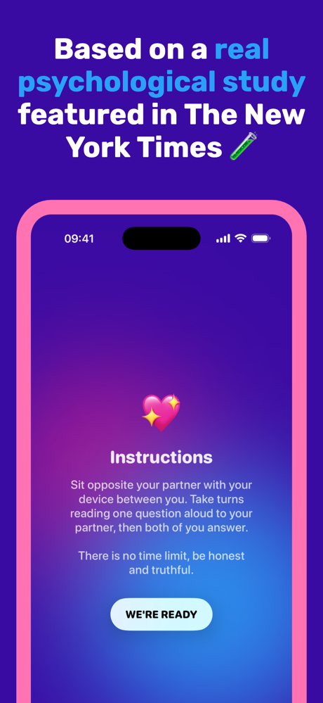 36 Questions To Fall In Love! screenshot 3