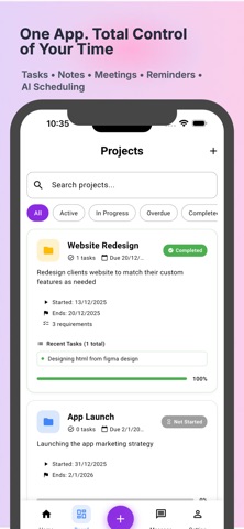 AI TaskFlow: Task Organizer iPhone screenshot
