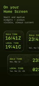 Zulu Time Military Clock screenshot