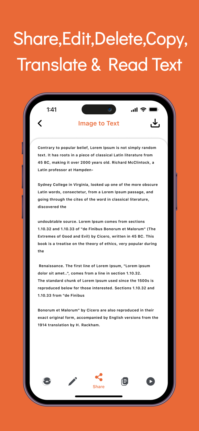 Image2text -Text Scanner