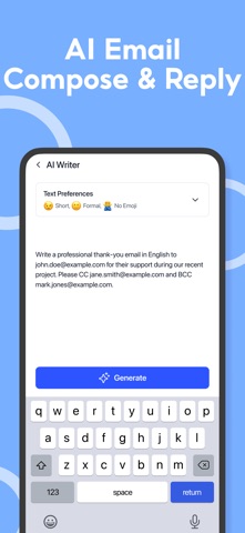 Email Generator: AI Email App Screenshot 2 of 8