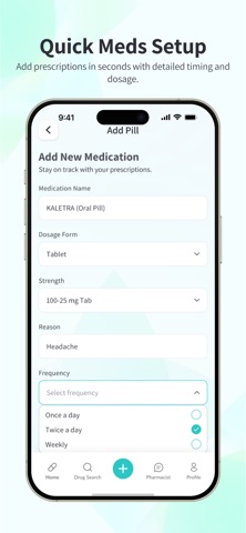 PillSafe - Med reminder & Chat Screenshot 3 of 5