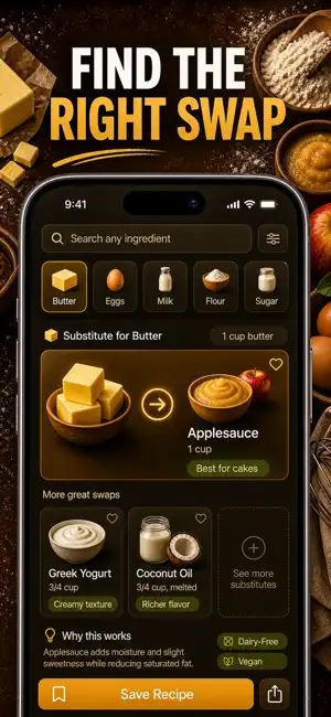 Baking Substitutes screenshot 1