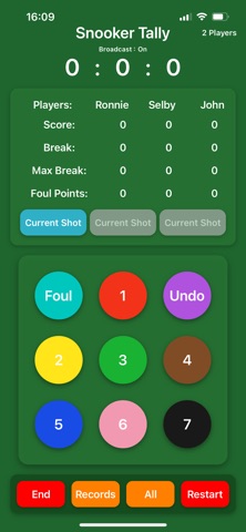 SnookerTally Screenshot 2 of 5