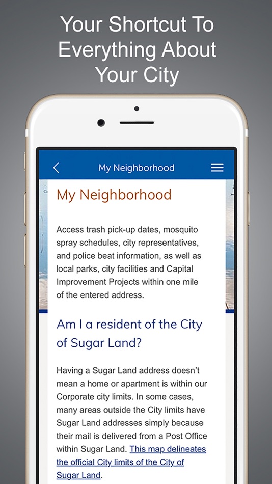 #4. MySLTX (iOS) 由: City of Sugar Land, Texas