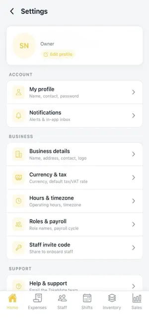 TakeMate screenshot 2