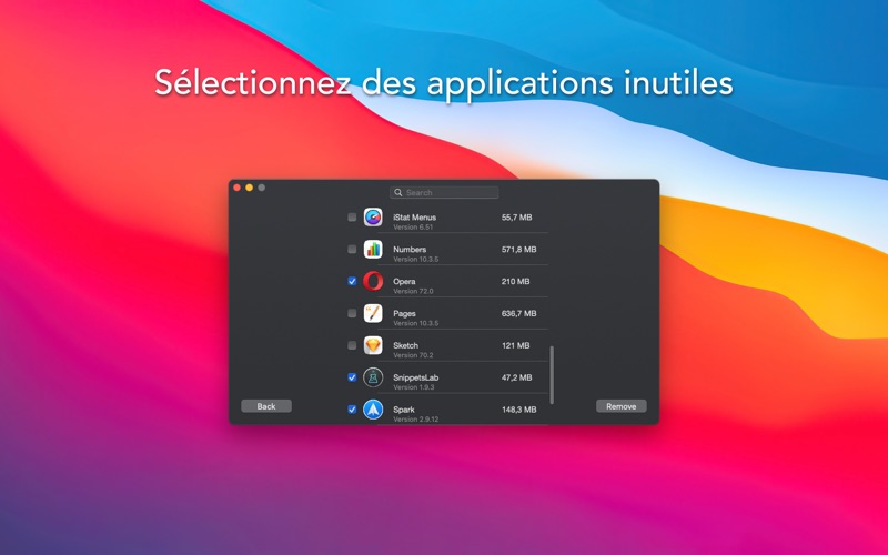 Screenshot #3 pour désinstaller sensei pro