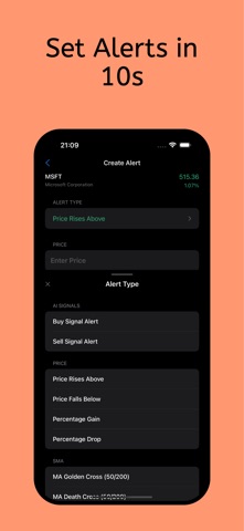 SuperTrader: AI Stock Alerts iPhone screenshot