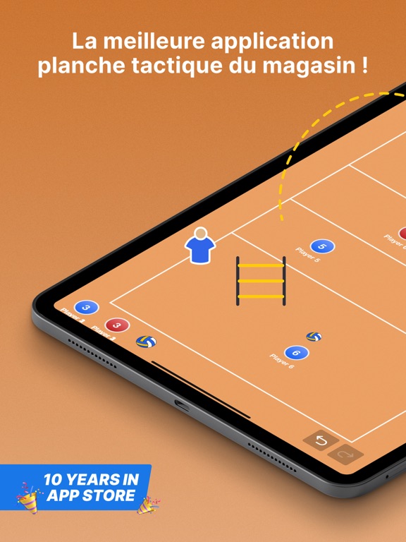 Screenshot #4 pour Planche Tactique: Volley++