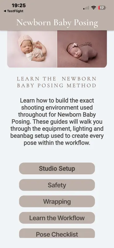 Newborn Baby Posing screenshot 1 of 5
