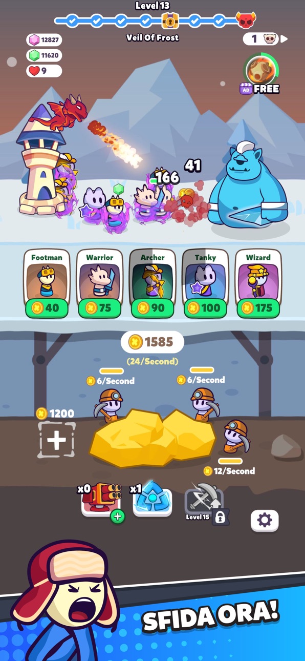 Miner Fighters ! Hack screenshot 1 - iOS game interface