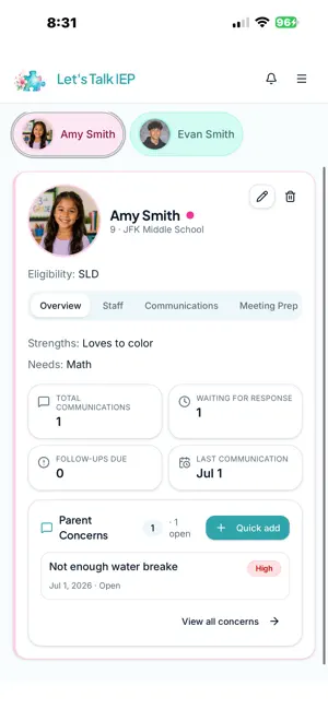 Let's Talk IEP screenshot 2