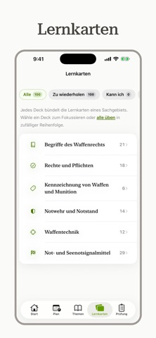 Waffensachkunde App §7 Prüfung iPhone screenshot