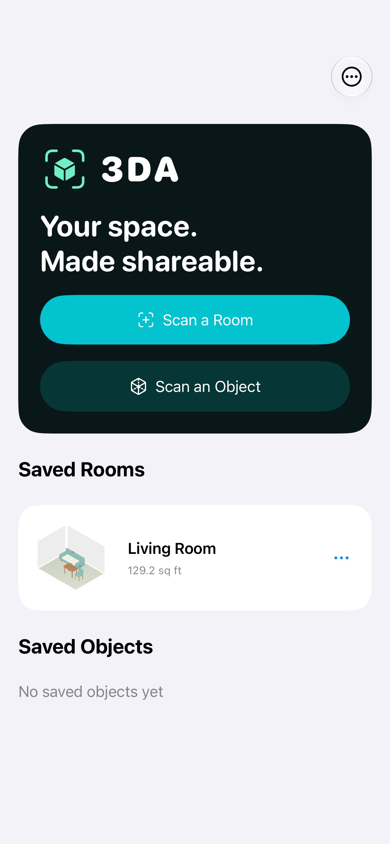 Screenshot 2 of 3DA: Room & Object Scanner