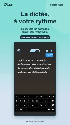 iDictée - Dictées en français screenshot 2