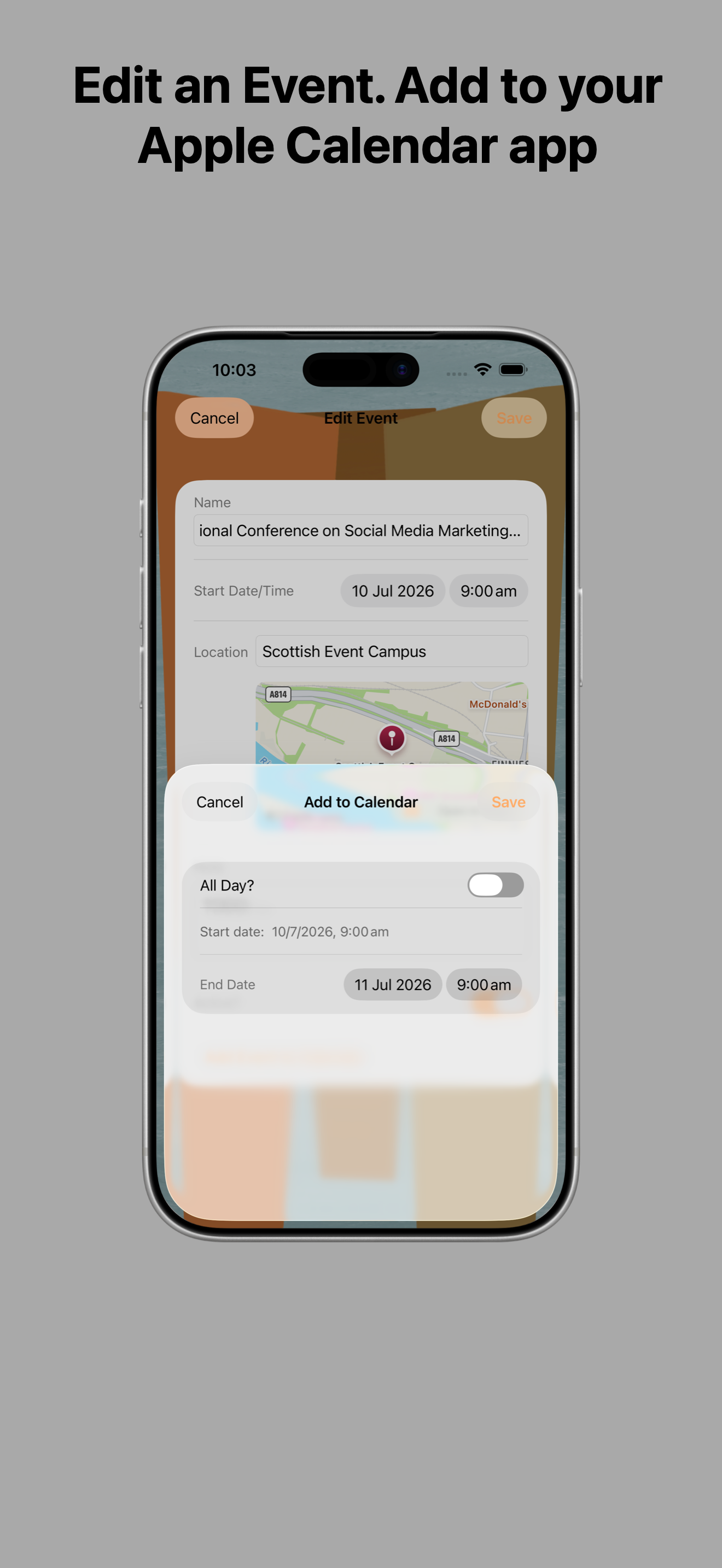 EventContacts screenshot 3